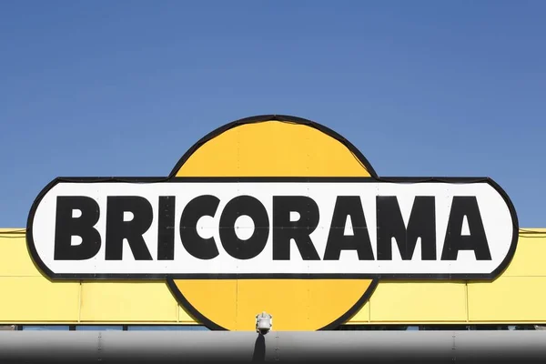 Roanne Frankreich Mai 2020 Bricorama Logo Einer Wand Bricorama Ist — Stockfoto