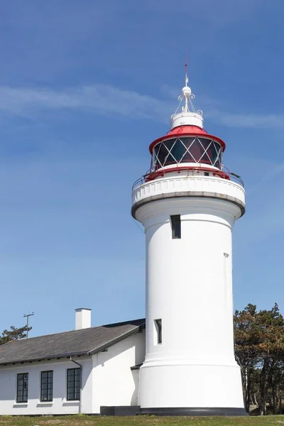 Sletterhage Lighthouse Helgenaes Denmark — Stock Photo, Image