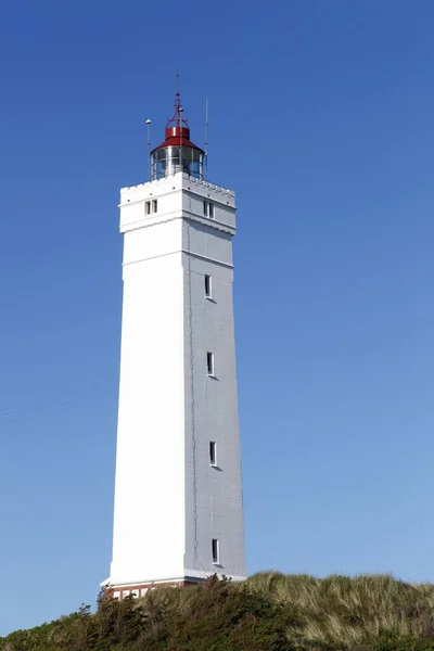 Danimarka Blavand Deniz Feneri Manzarası — Stok fotoğraf