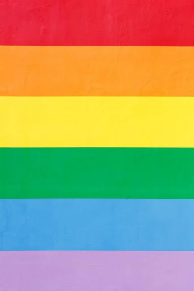 Textura Pared Pintada Con Colores Lgbt — Foto de Stock