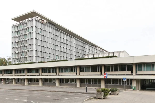 Ginebra Suiza Octubre 2017 Edificio Organización Mundial Salud También Llamado — Foto de Stock
