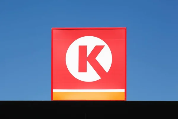 Aarhus Dinamarca Abril 2019 Logotipo Del Círculo Gasolinera Circle Una —  Fotos de Stock