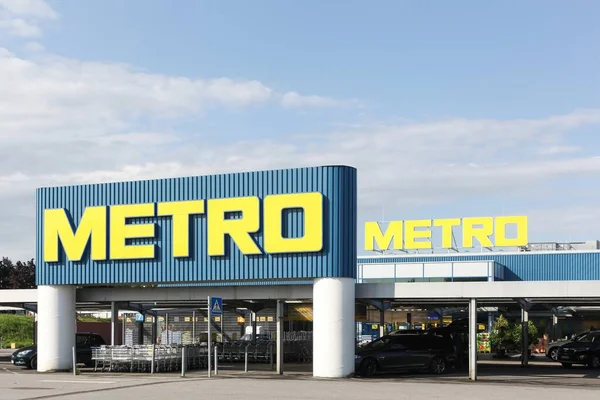 Dortmund Jerman Juli 2017 Supermarket Metro Jerman Metro Cash Carry — Stok Foto