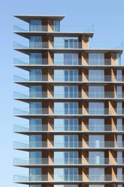 Aarhus, Danimarka - 11 Mayıs 2019: Aarhus Adası, Danimarka