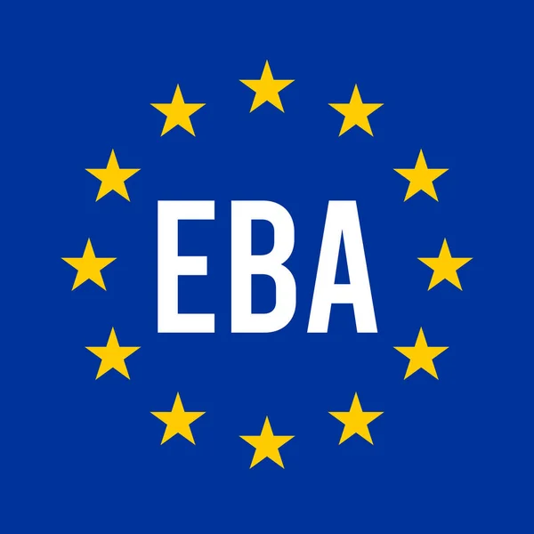 Eba 欧州の銀行当局のシンボル — ストック写真