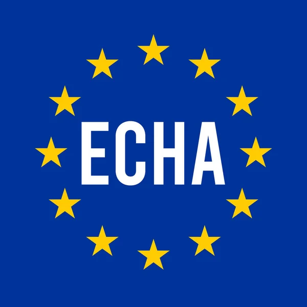 Echa Europeiska Kemikaliemyndighetens Symbol — Stockfoto