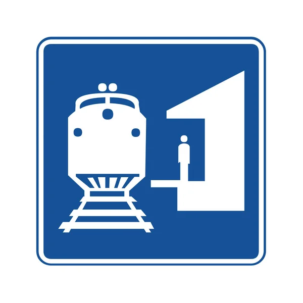 Symbolbild Bahnhof — Stockfoto