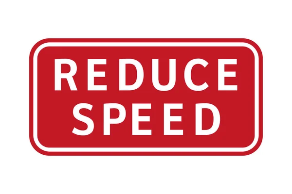 Minska Hastighetsvägmärken — Stockfoto