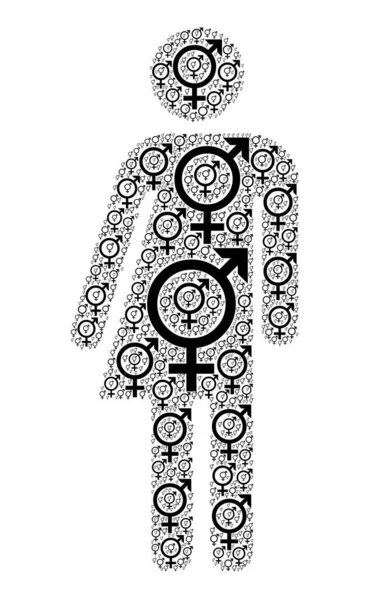 Ілюстрація Символу Гендерної Рівності — стокове фото