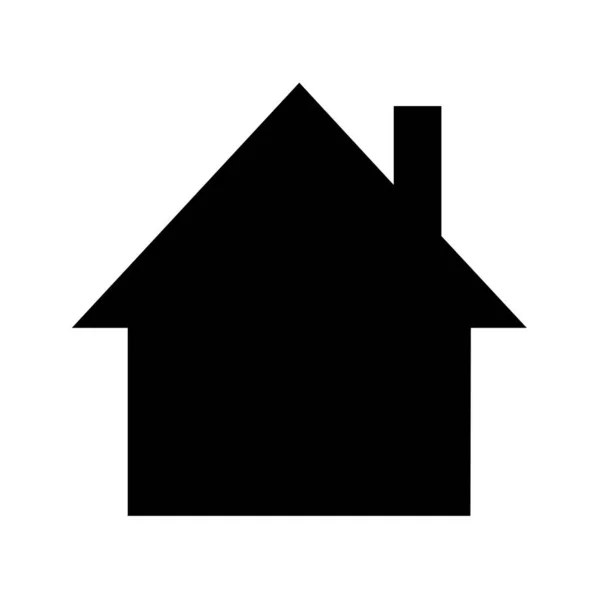 Home Symbol Symbol Mit Weißem Hintergrund — Stockfoto