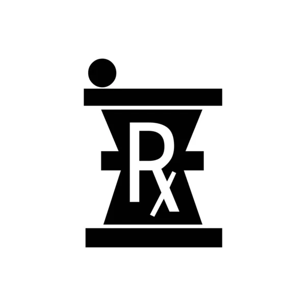 Mortar Rx符号图标 — 图库照片