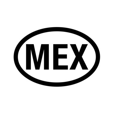 Ülke kodu araç plakası Meksika.