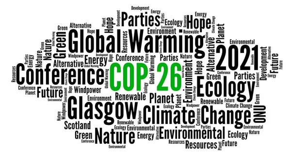 Cop Glasgow Skócia Word Cloud — Stock Fotó
