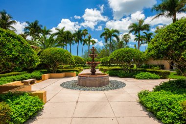 Coral Gables, Fl ABD - 4 Haziran 2018: Biltmore Hotel 1925'te inşa tarihi ve lüks Akdeniz tarzı popüler bir turistik Miami yer.