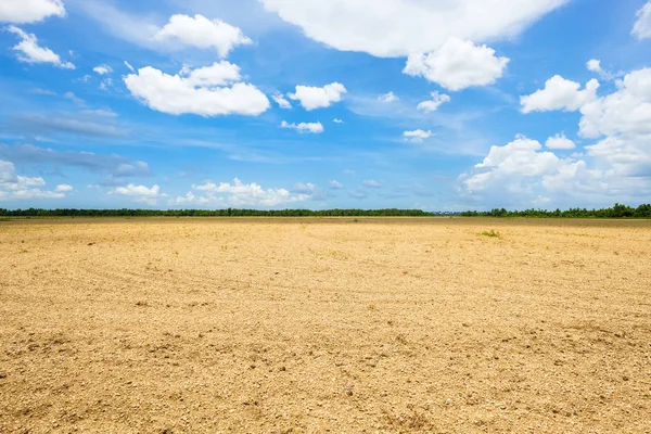 Landscape View Barren Agriculture Field — Stock Photo, Image