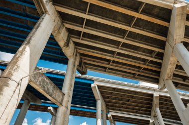 Interstate 95 Miami şehir çalışan havaya doğru görünümü.