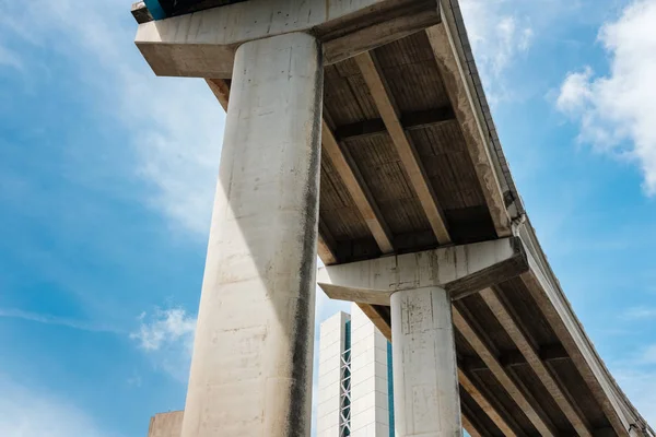 Skyward View Interstate Highway Running Downtown Miami — Stock Photo, Image