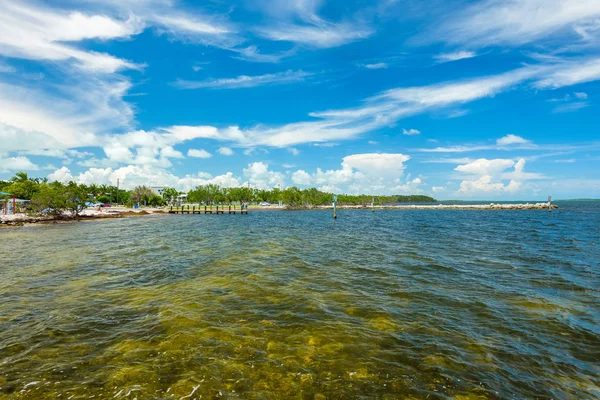 Malowniczy Widok Popularne Florida Keys Wzdłuż Bayside — Zdjęcie stockowe