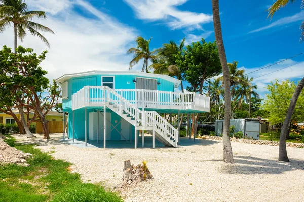 Tavernier Florida May 2018 Typical Waterfront Style Vacation Home Popular — Stock Photo, Image
