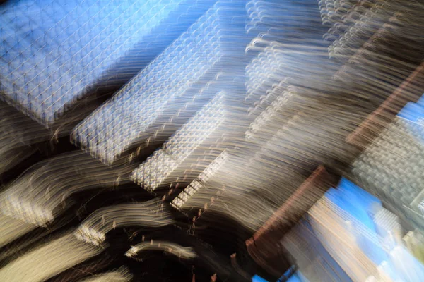 Abstract Image Downtown Chicago Bridge Motion Blur — Stock Photo, Image
