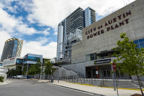 Austin Texas Usa April 2016 Stad Van Austin Power Plant — Stockfoto