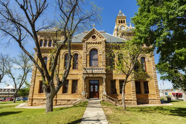 Llano Texas Eua Abril 2016 Histórico Tribunal Llano Localizado Popular — Fotografia de Stock