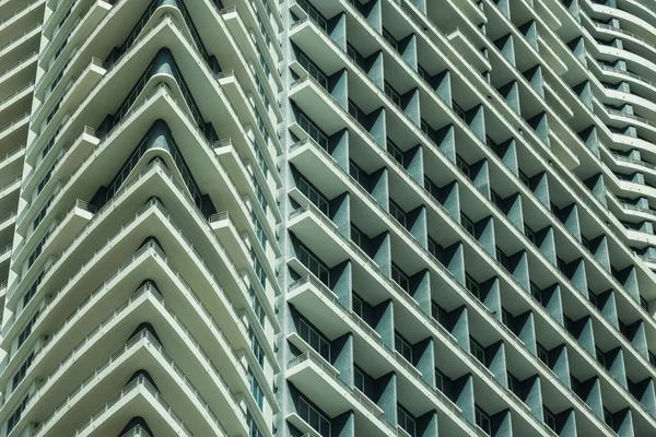 Miami Florida Octubre 2018 Vista Cerca Arquitectura Del Lujoso Edificio — Foto de Stock