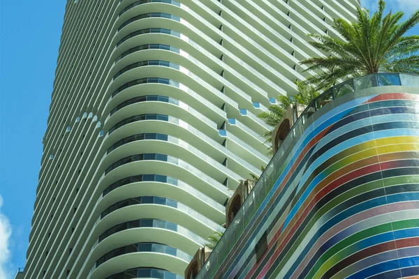Miami Florida Outubro 2018 Vista Panorâmica Das Recém Construídas Coloridas — Fotografia de Stock