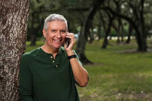 Handsome Middle Age Man Outdoor Portrait — Stock Photo, Image