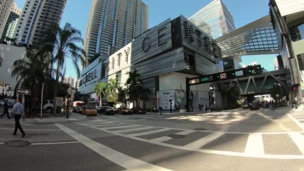 Miami Florida Eua Janeiro 2019 Vídeo Lapso Tempo Movimento Alta — Vídeo de Stock