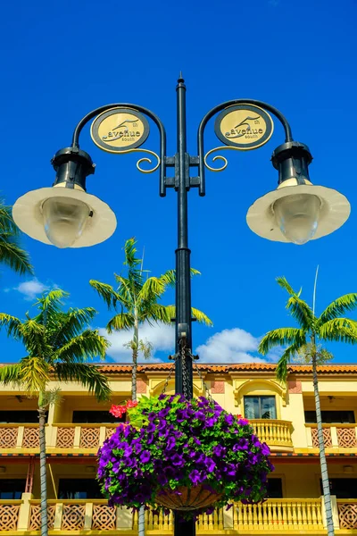 Scenic Fifth Avenue Cityscape Popular Downtown District Naples Florida — Stock Photo, Image