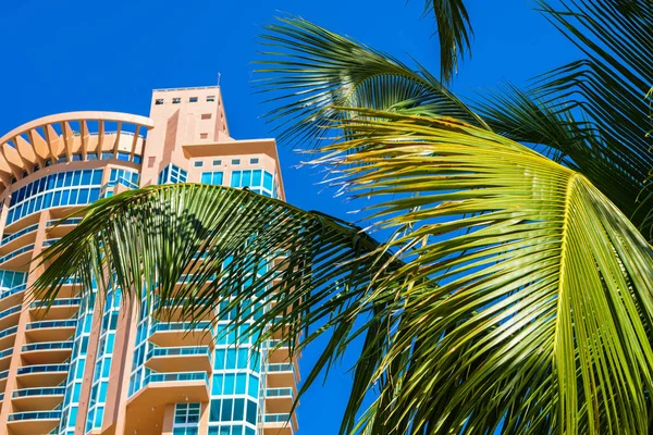 Stadtbild am Strand von Miami — Stockfoto