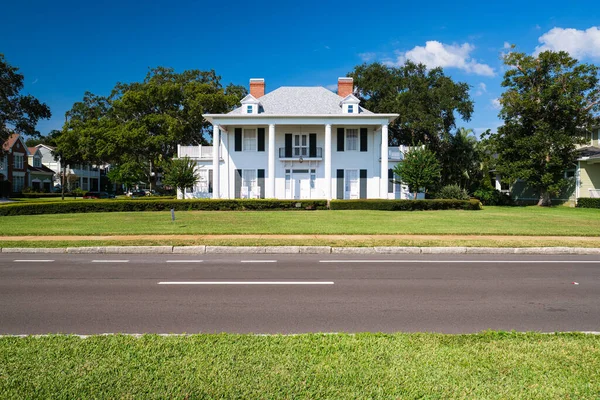 Tampa Florida Usa Září 2019 Luxusní Domy Bayshore Boulevard Podél — Stock fotografie