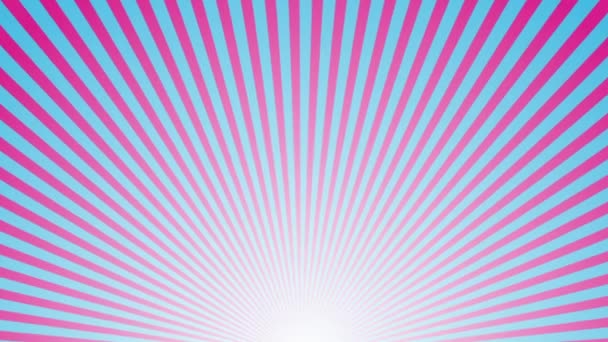 Diseño abstracto del rayo de sol de fondo. diseño retro — Vídeo de stock