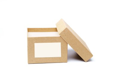 el sanatları kutusu etiketli kopyalama alanı olan beyaz üzerine izole edilmiş