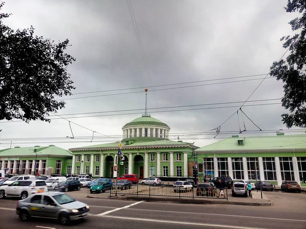 Järnvägsstationen Den Staden Murmansk — Stockfoto