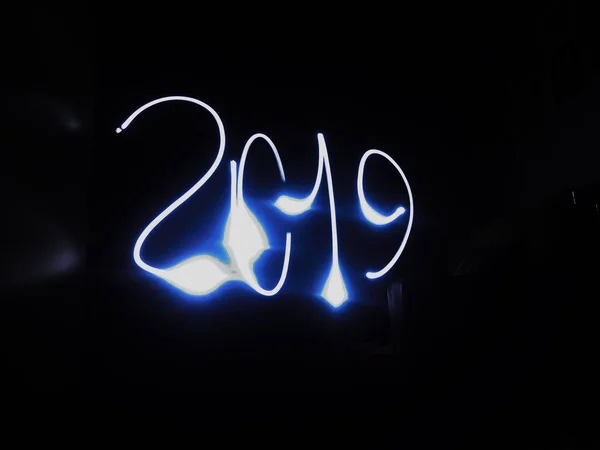Μελλοντικές Εξελίξεις Σαββατοκύριακο Γιορτή Νέο Έτος 2019 — Φωτογραφία Αρχείου