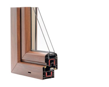 Kesit Windows plastik profilinde yaptığınız.