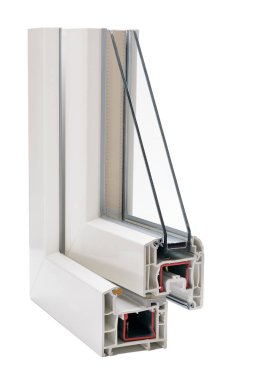 Kesit Windows plastik profilinde yaptığınız.
