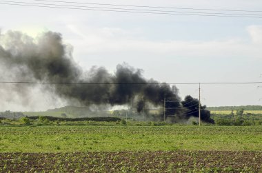 atık yağ yakıcı duman