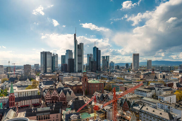 Frankfurt am Main. Image of Frankfurt am Main skyline in Germany.