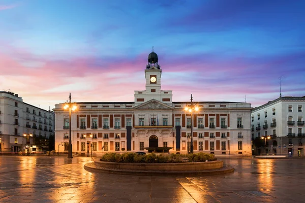 Puerta Del Sol Square Belangrijkste Openbare Ruimte Madrid Het Midden — Stockfoto