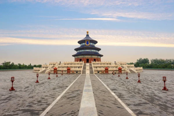Csodálatos Csodálatos Beijing Templom Temploma Peking Kína Hall Imádság Termés — Stock Fotó
