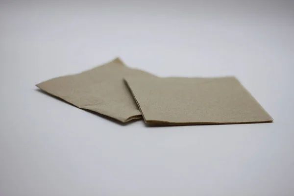 Ekolojik Kağıt Peçeteler 100 Geri Dönüşümlü Kağıttan Yapılmış — Stok fotoğraf