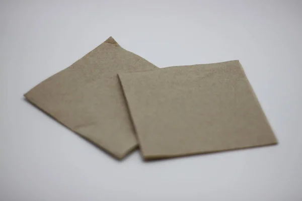 Servilletas Papel Ecológico Hechas Con Papel 100 Reciclado — Foto de Stock