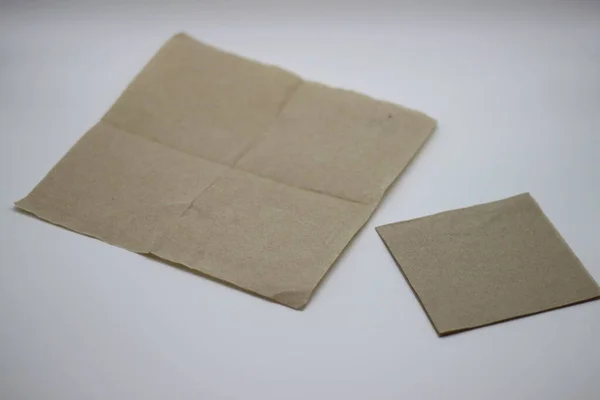 Servilletas Papel Ecológico Hechas Con Papel 100 Reciclado — Foto de Stock