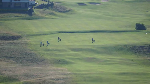 View Golf Course Next Beach Zarauz Basque Country Spain — Stock Photo, Image