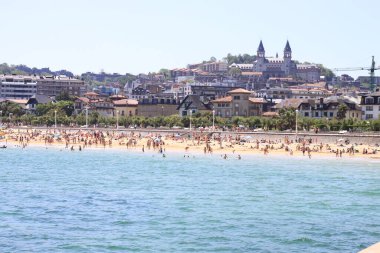 Donostia şehri manzarası 