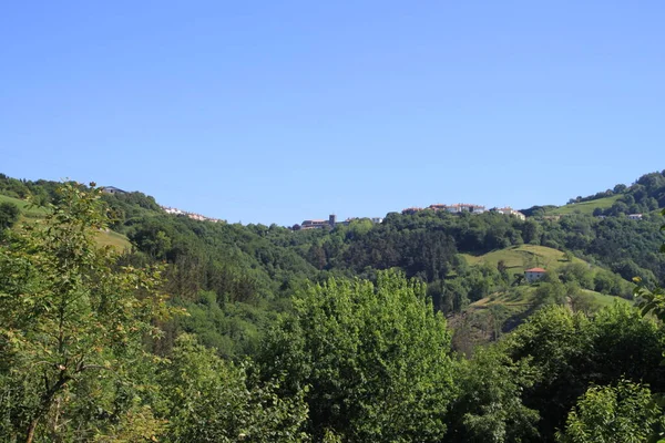 Vidéki Táj Baszkföldön — Stock Fotó