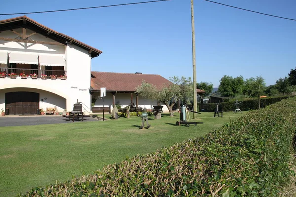 Zarautz País Vasco España Mayo 2020 Exterior Jardín Una Bodega — Foto de Stock